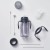 Kubek Mother-K "Basic" ze słomką i obciążnikiem 300 ml navy