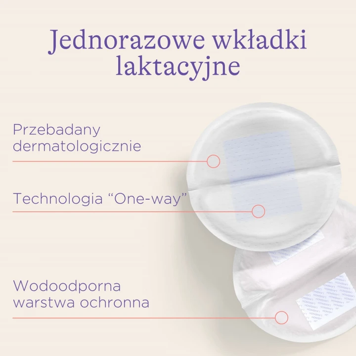 Jednorazowe wkładki laktacyjne 100 szt.