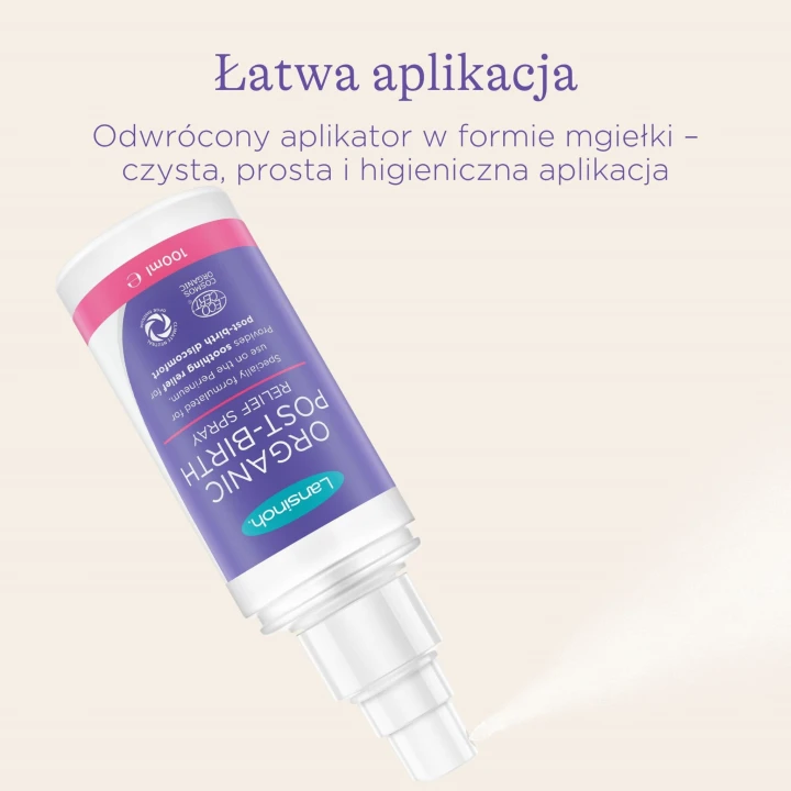 Organiczny poporodowy spray przeciwbólowy