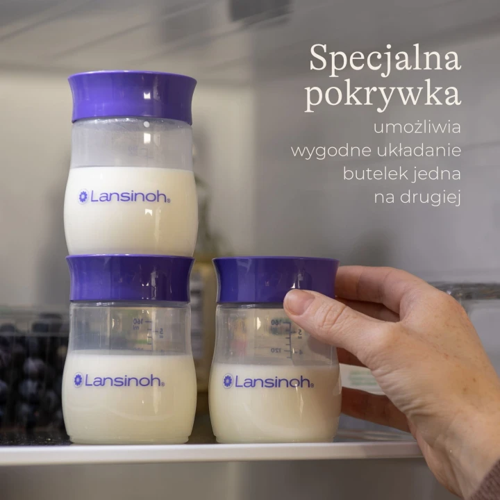 Butelki do przechowywania pokarmu – zestaw 4 sztuki