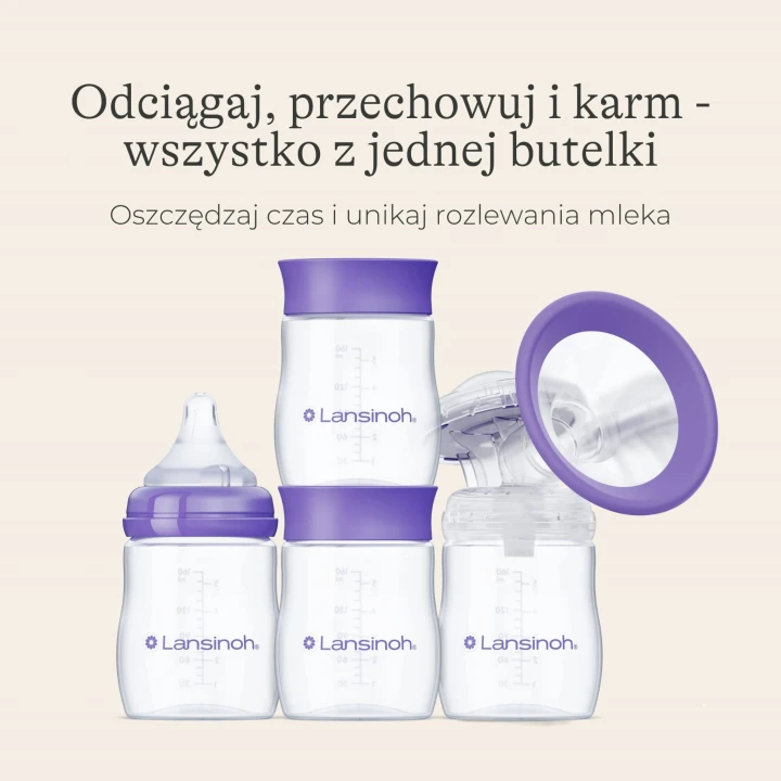 Butelki do przechowywania pokarmu – zestaw 4 sztuki