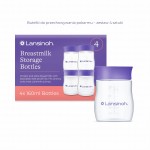 Butelki do przechowywania pokarmu – zestaw 4 sztuki