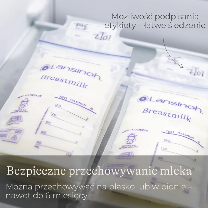 Woreczki do przechowywania pokarmu 25 szt