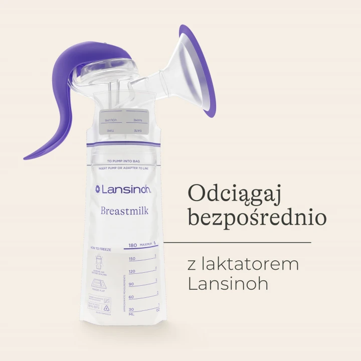 Woreczki do przechowywania pokarmu 25 szt