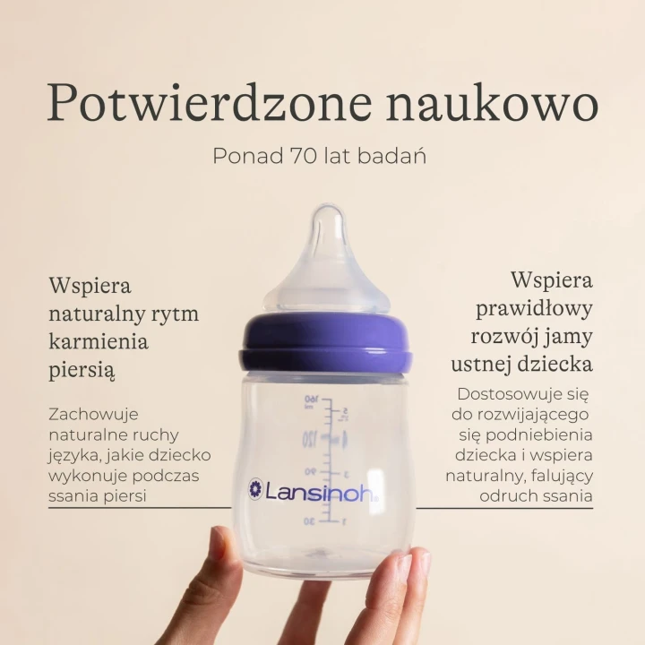 Butelki do karmienia ze smoczkami o wolnym przepływie Natural Wave™ - Duo Pack 2 x 160 ml