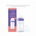 Szklana Butelka Lansinoh mOmma 160 ml ze smoczkiem o wolnym przepływie Natural Wave®