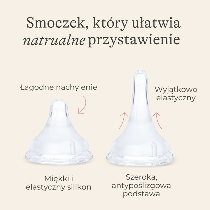Butelka do karmienia ze smoczkiem o średnim przepływie Natural Wave® 240 ml
