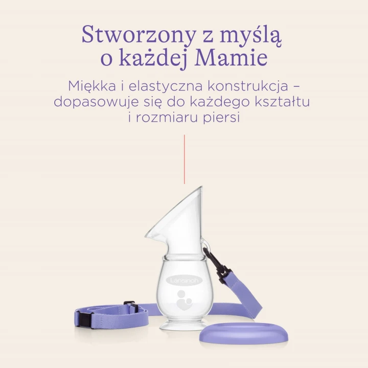 Silikonowy laktator