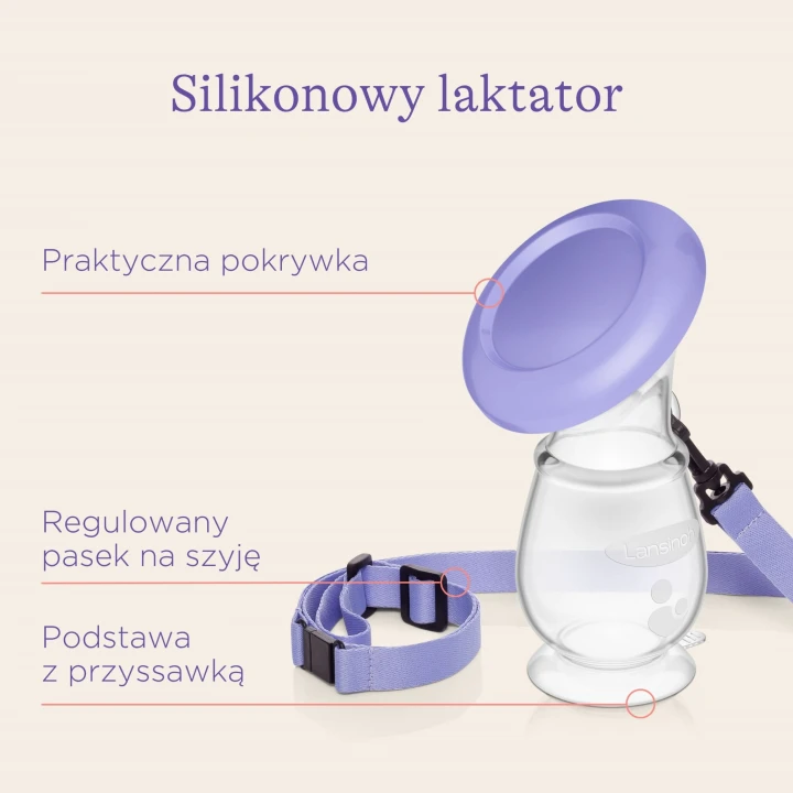Silikonowy laktator
