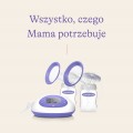 Podwójny laktator elektryczny na dwie piersi 2 w 1