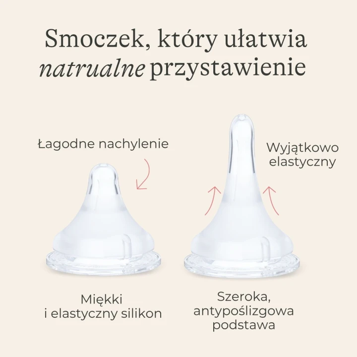 Smoczek do karmienia Natural Wave® o średnim przepływie M (2 szt.)
