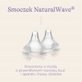 Smoczek do karmienia Natural Wave® o średnim przepływie M (2 szt.)