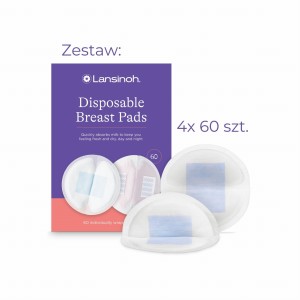 Zestaw Promocyjny MEGA PACK 4x60 szt wkładek laktacyjnych jednorazowych 