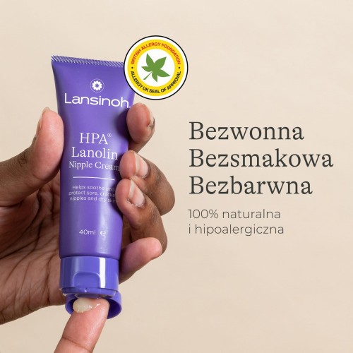 Zestaw promocyjny Lanolina HPA 40ml i organiczny balsam do brodawek piersi 60ml