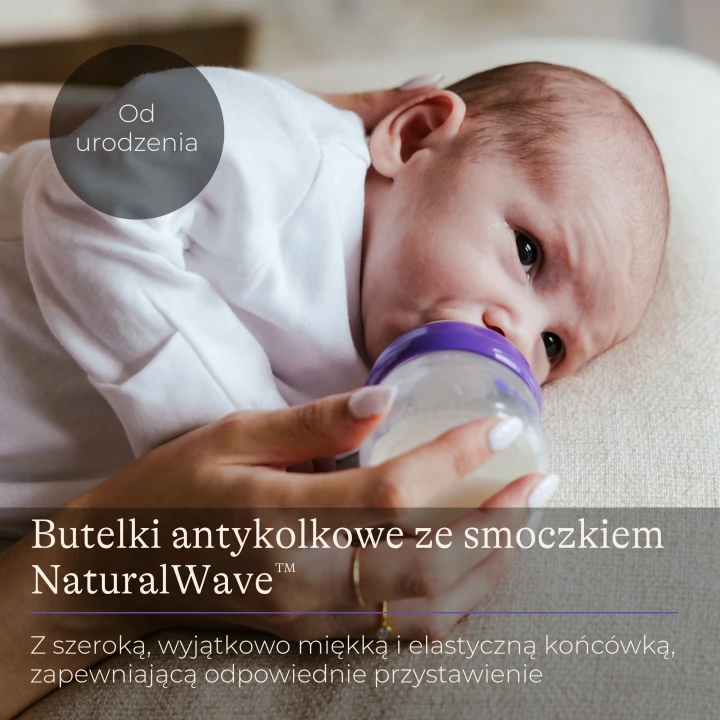 Butelka do karmienia ze smoczkiem o bardzo wolnym przepływie4