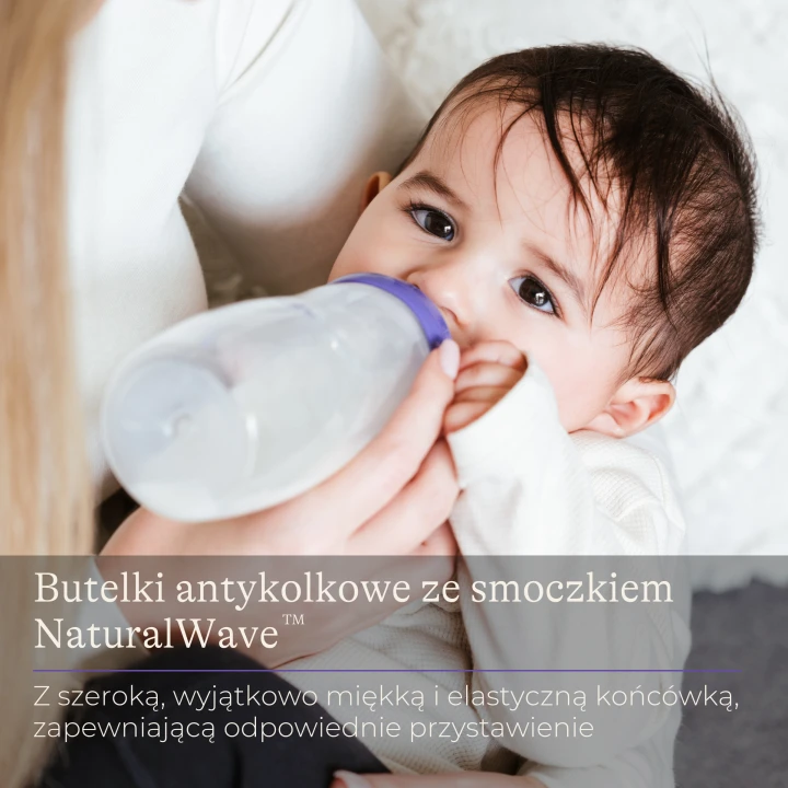 Butelka do karmienia ze smoczkiem o szybkim przepływie 3