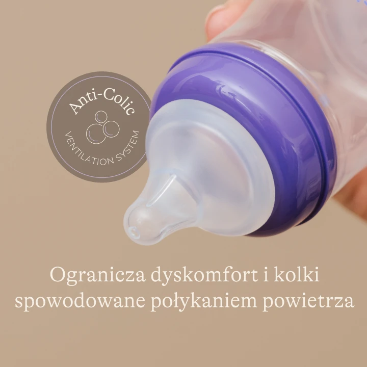 Butelka do karmienia ze smoczkiem o szybkim przepływie 4